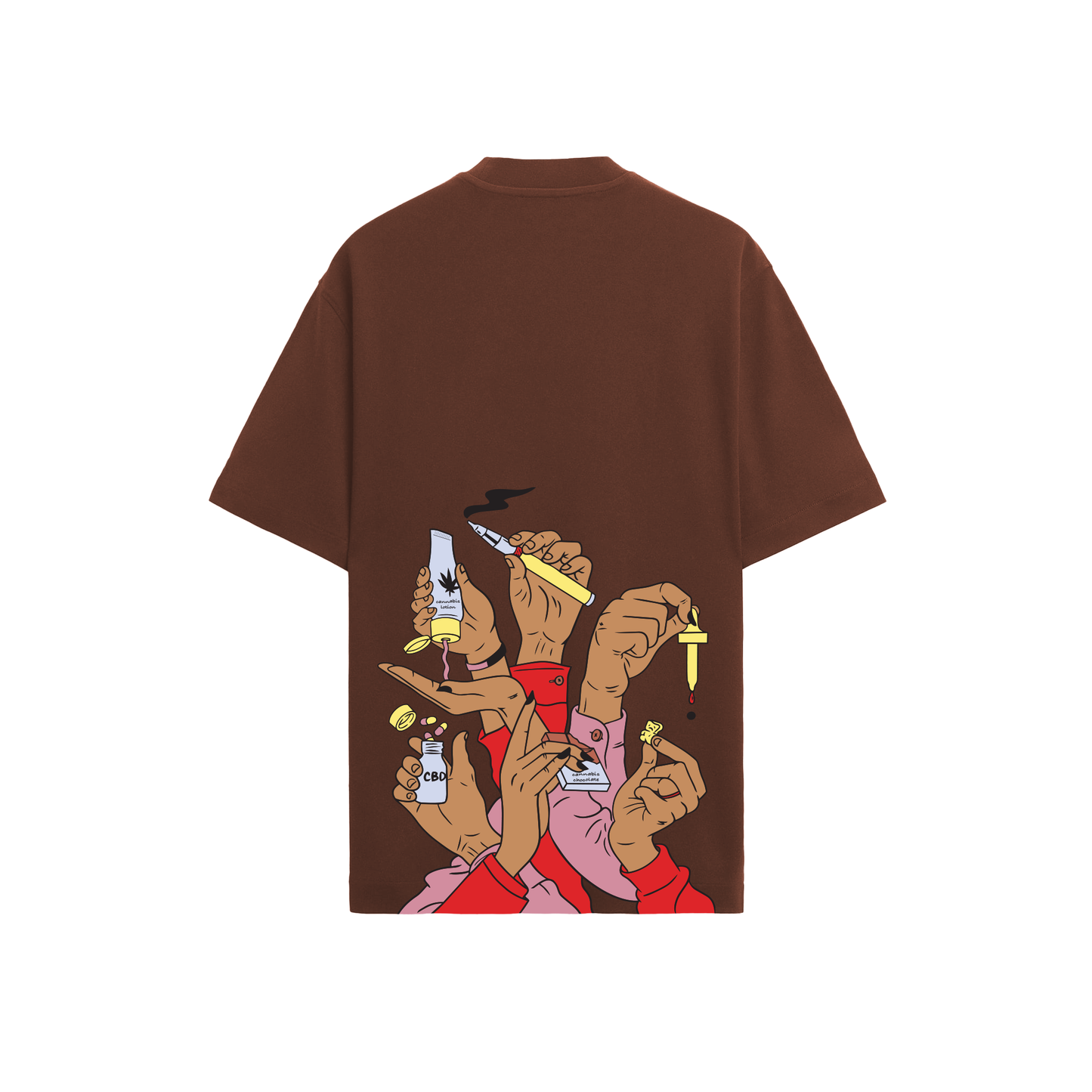 B*tches & Mar*juana Oversized Tee