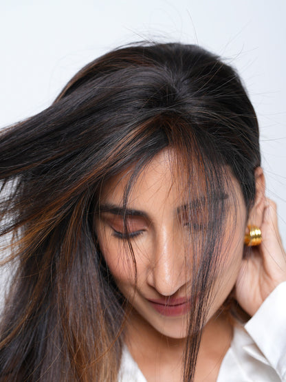 Backcombed hair topper – 14-16 inch- Lace Base – 4×4 | Nish Hair