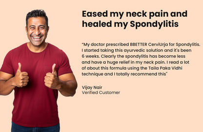 BBETTER CerviUrja - Age old Formula for Cervical Spondylitis, Neck & Shoulder pain Relief | Bbetter at Broadway