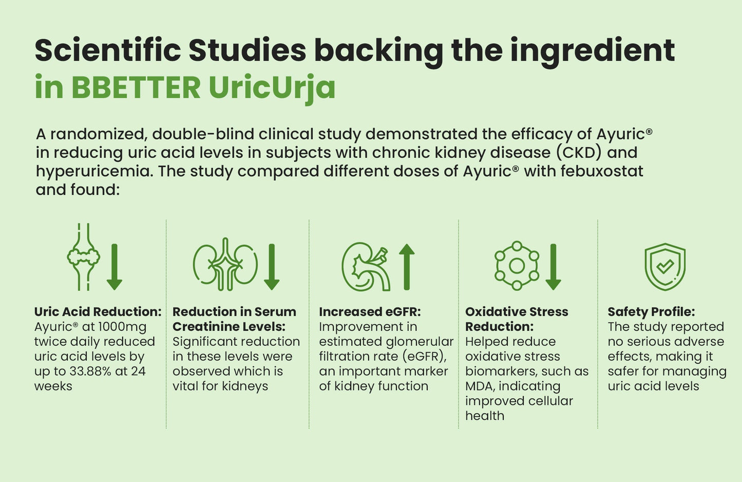 BBETTER UricUrja - With Clinically Proven Ayuric for Gout Pain Relief & Uric Acid Management | Bbetter at Broadway