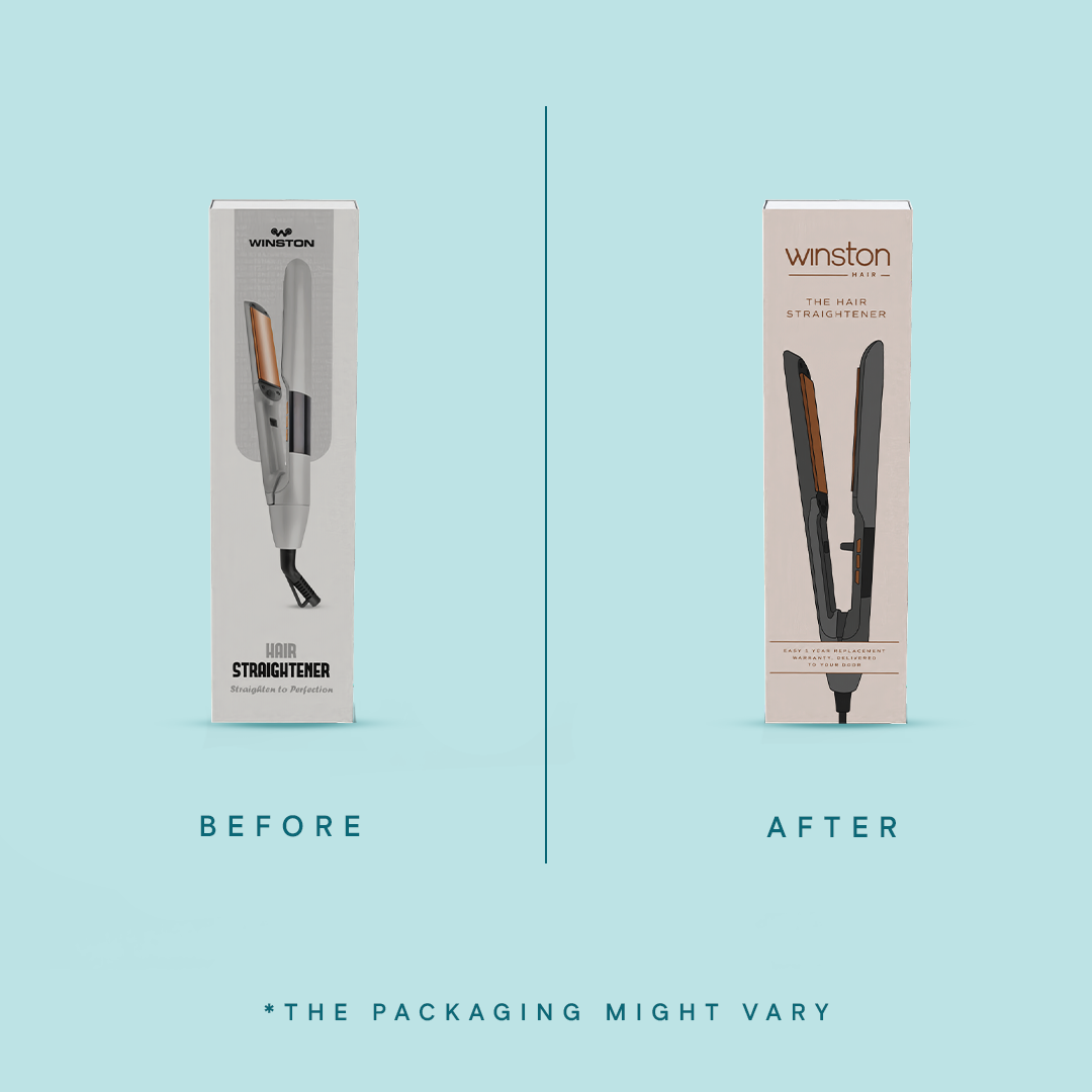 Hair Straightener | Ceramic Titanium Plates for Frizz-Free Styling | Winston at Broadway
