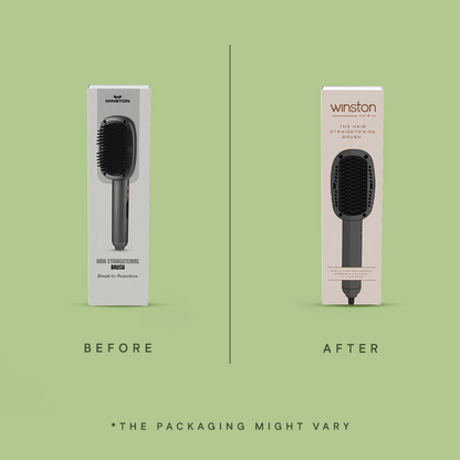 Hair Straightening Brush | Fast Heat Up & Anti-Burn Bristles | Winston at Broadway