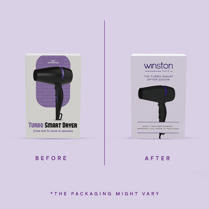Winston Turbo Smart Dryer 2200 Watt | High-Speed Drying with Diffuser & Concentrator | Winston at Broadway