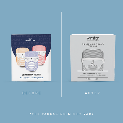3 In 1 LED Light Therapy Face Mask | For Anti-Aging, Acne & Glowing Skin | Winston at Broadway