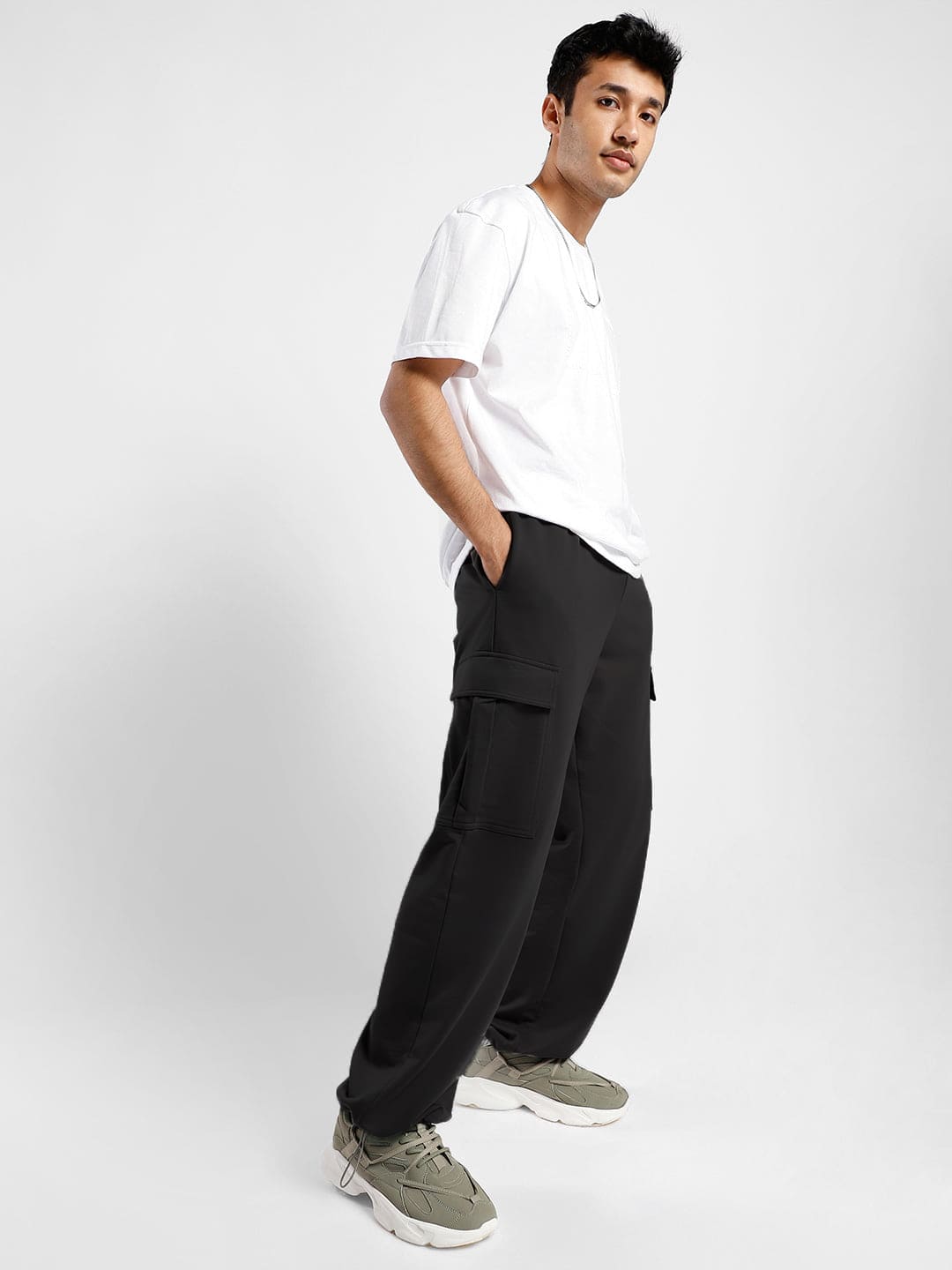 Relaxed Fit Cargo Joggers