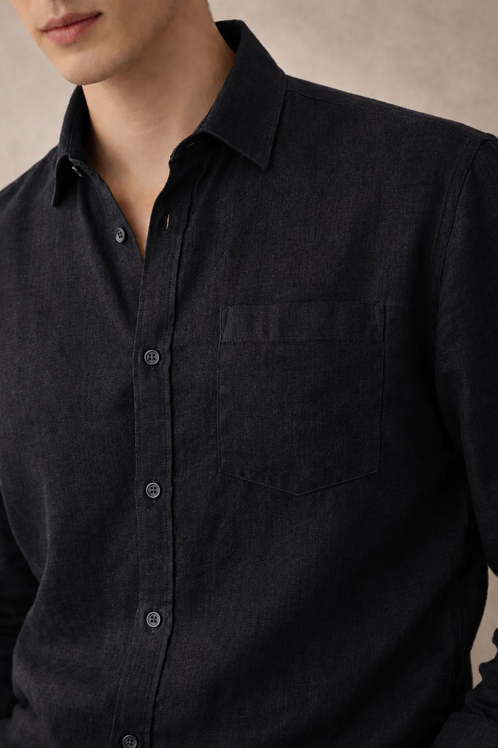 Signature Linen Cotton Blend Shirt