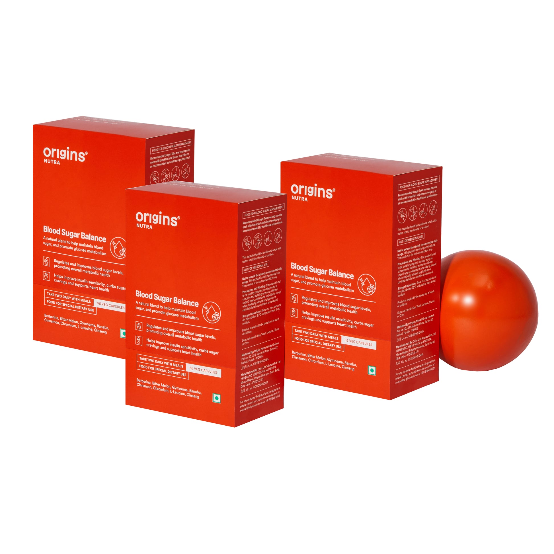 Origins Nutra Blood Sugar Balance Capsules | Helps in Blood Sugar Level Balance, Aids in Insulin Sensitivity | Gymnema Extract & L-Leucine |GMP Certified | For Men & Women | 56 Capsules. | Origins Nutra at Broadway