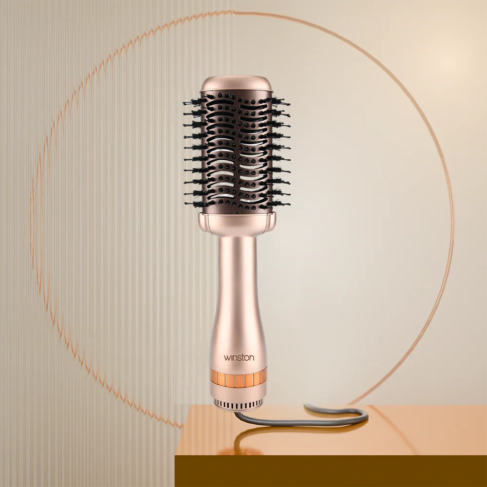 Hair Blow Drying Brush | Hot Air Styler & Volumizer for Smooth, Frizz-Free Hair Gold | Winston at Broadway