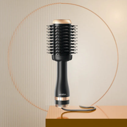 Hair Blow Drying Brush | Hot Air Styler & Volumizer for Smooth, Frizz-Free Hair - Black | Winston at Broadway