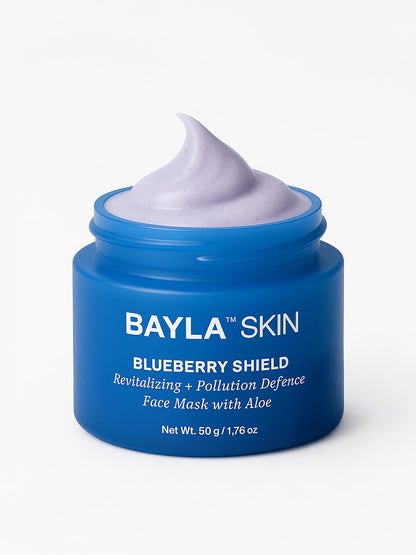 Blueberry Shield Revitalizing + Pollution Defense Face Mask with Aloe