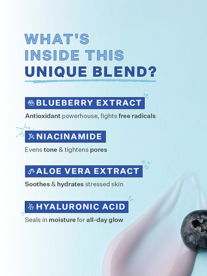 Blueberry Shield Revitalizing + Pollution Defense Face Mask with Aloe