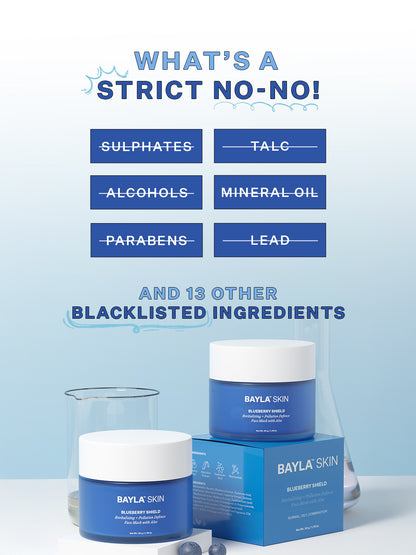Blueberry Shield Revitalizing + Pollution Defense Face Mask with Aloe