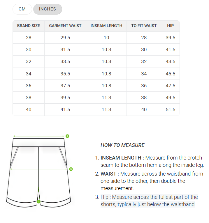 Size Guide