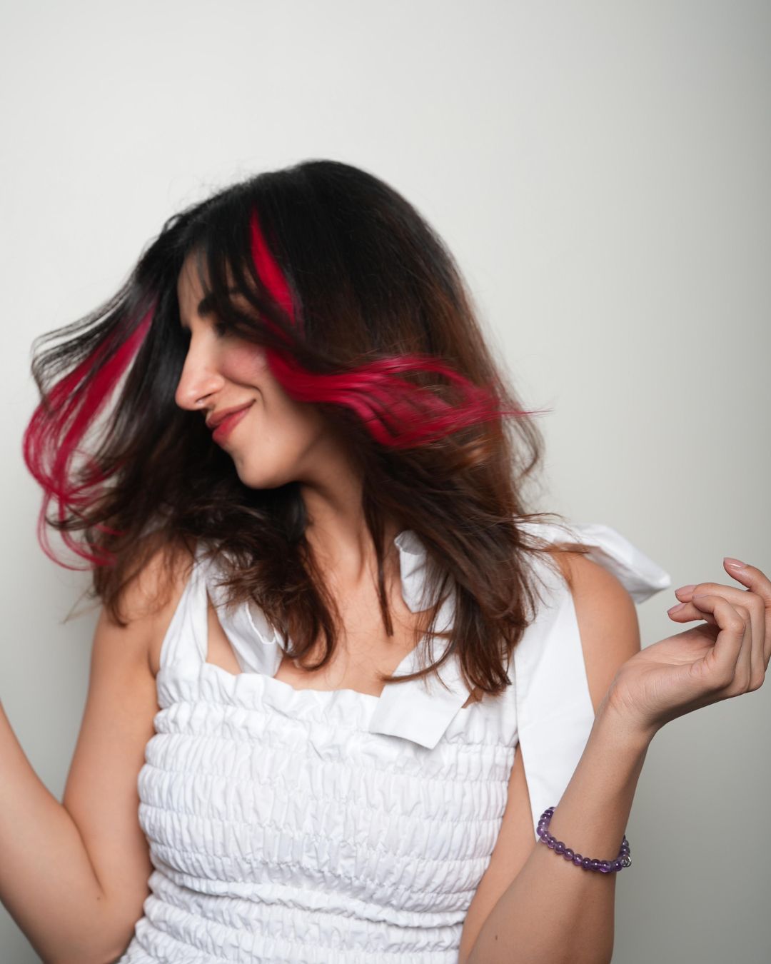 BURGUNDY #Strandout – Coloured clip-In Hair| Nish Hair