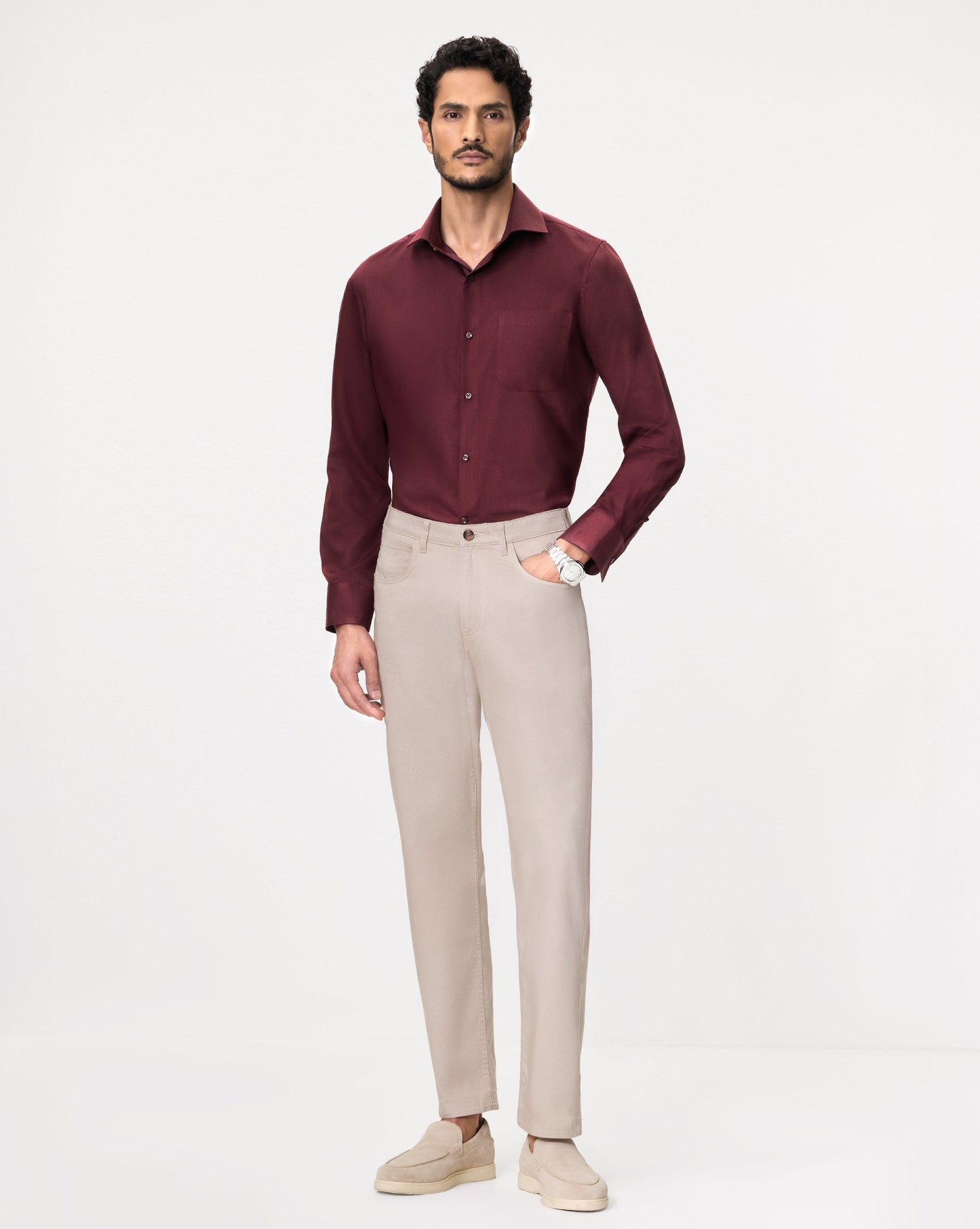 The Bamboo Dress Shirt Mahogany