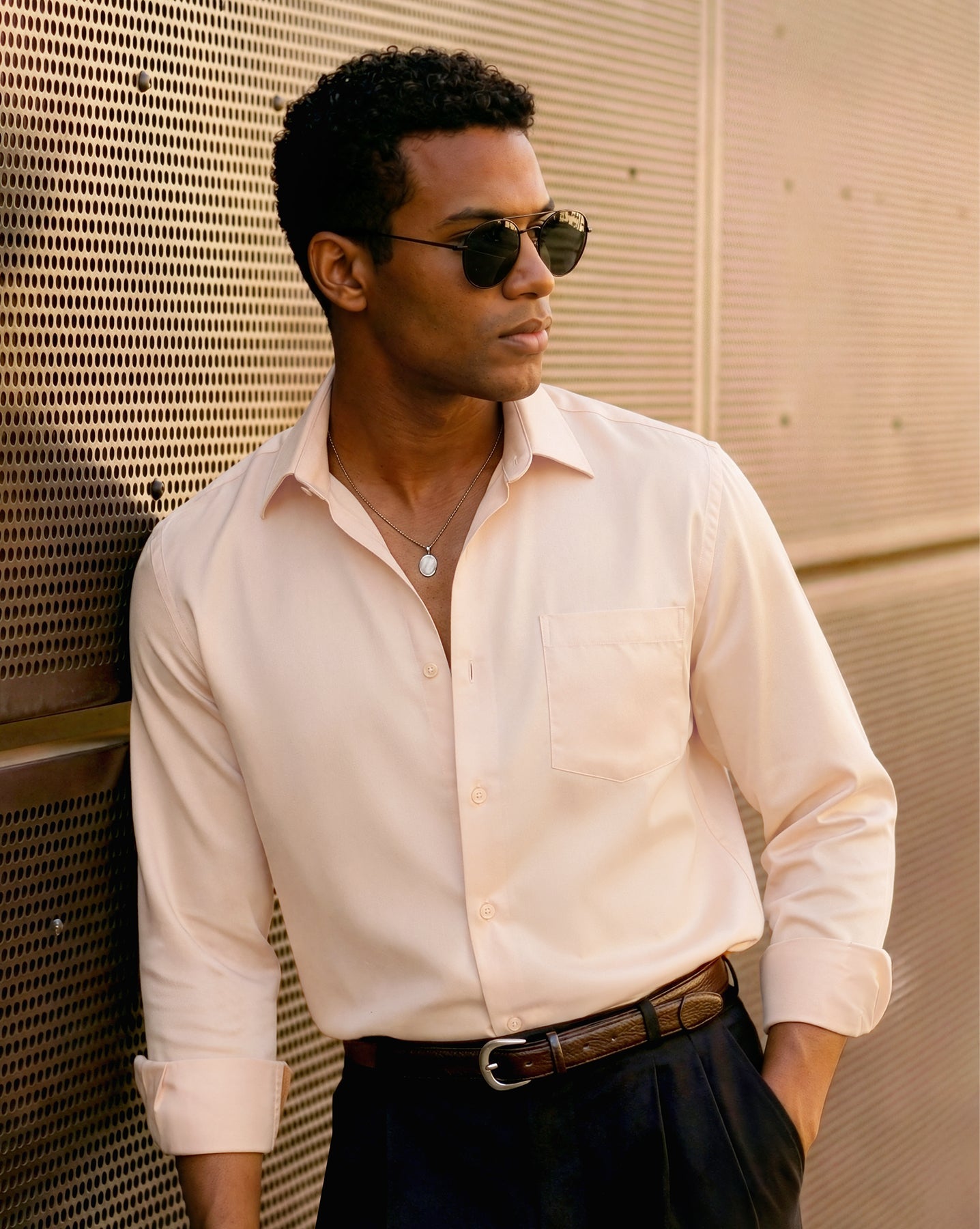 The Bamboo Dress Shirt Pearl