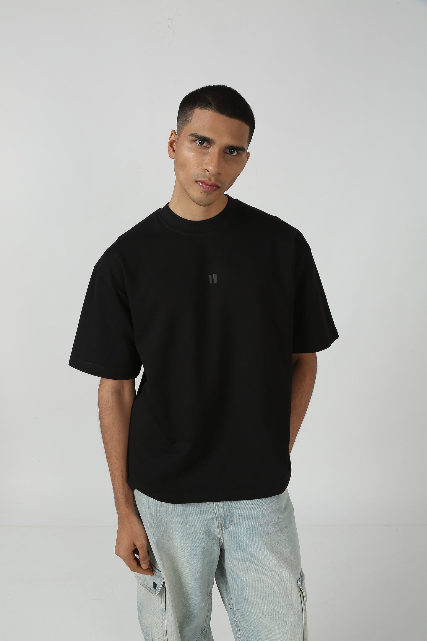 Black Matter T-shirt in black with HD prints