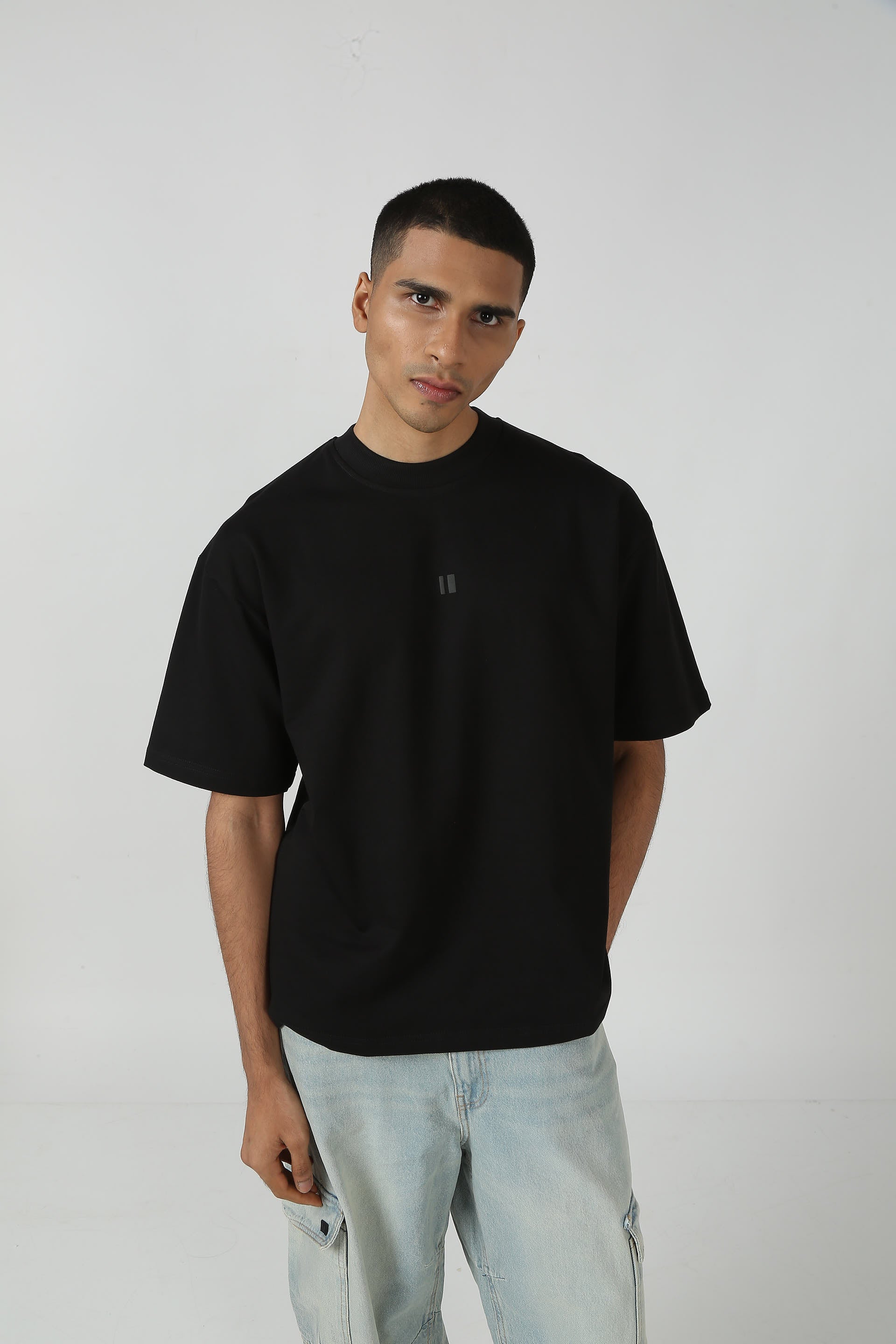 Black Matter T-shirt in black with HD prints