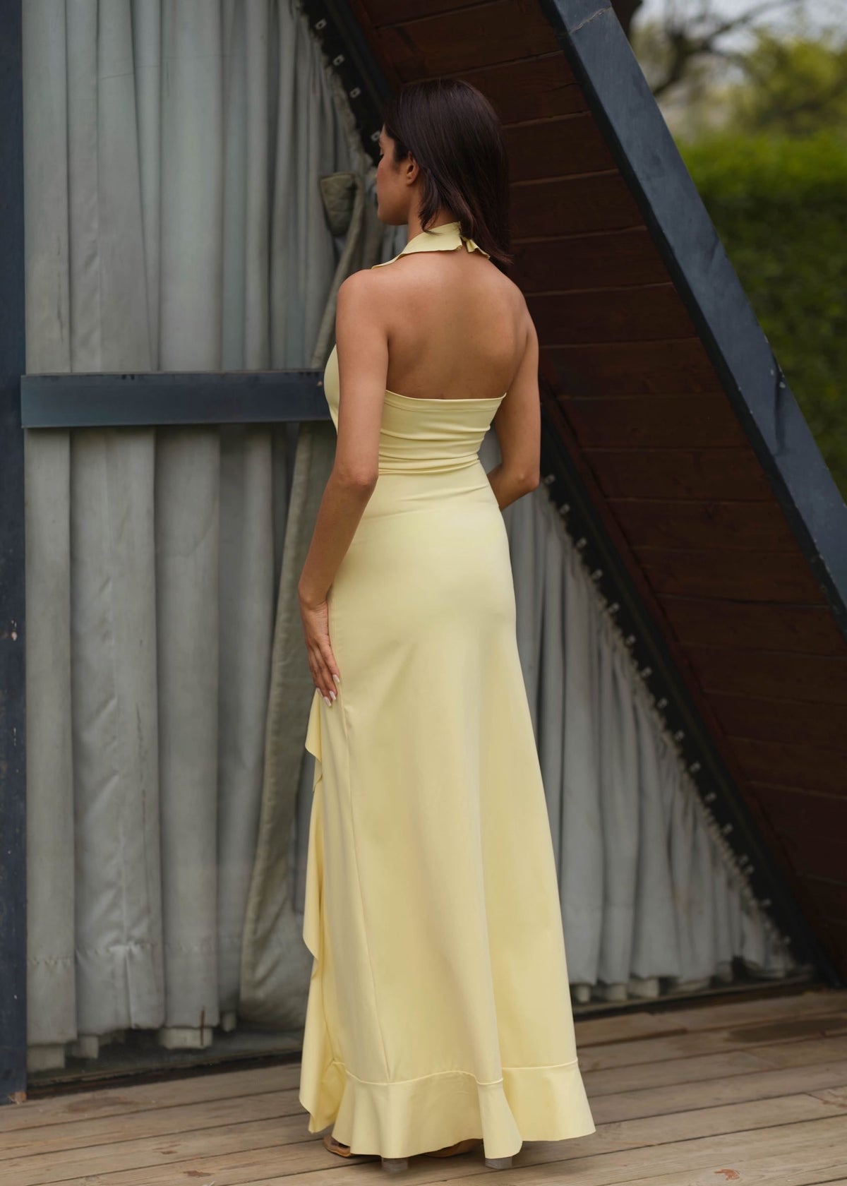 Amalfi ruffle dress