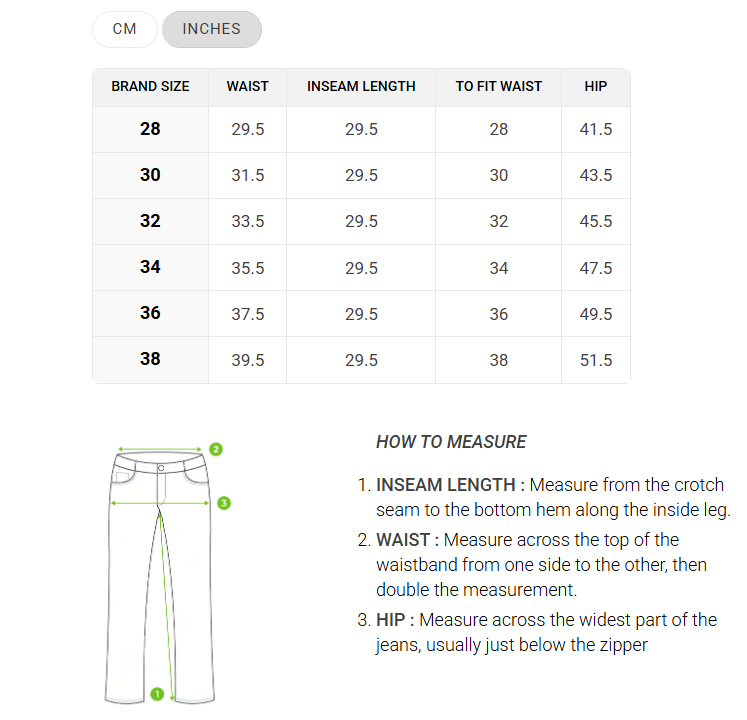 Size Guide