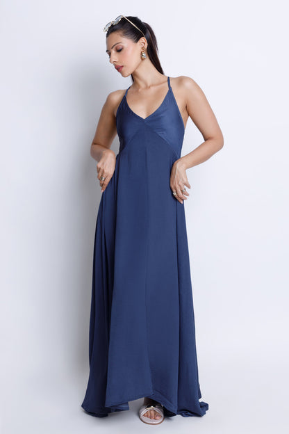 Strappy V-Neck Midi