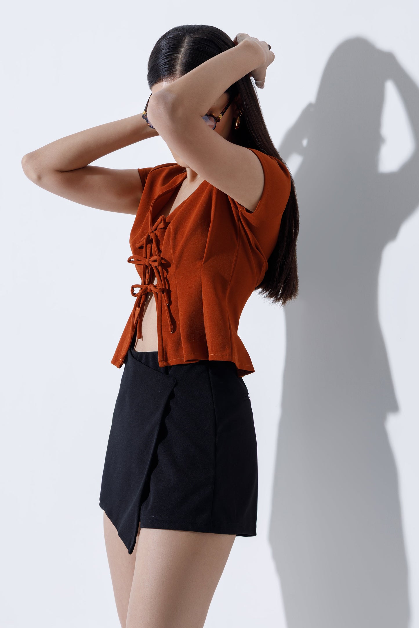Waisted Tie-Up Top