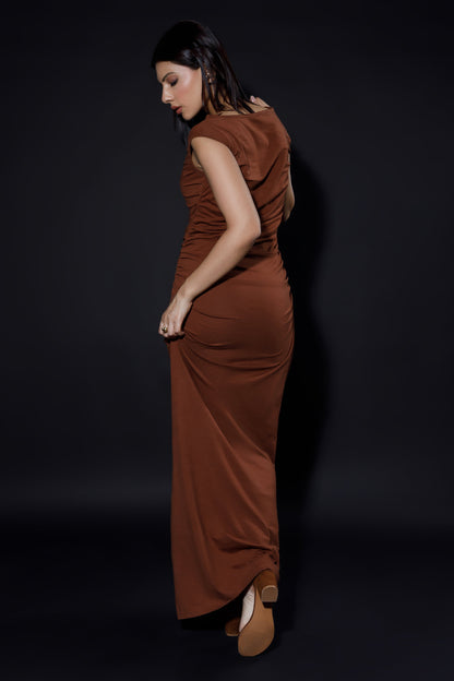 Ruched Maxi Dress