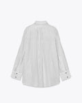 CMBYN Grey Striped Oversize Shirt | Esthreall at Broadway