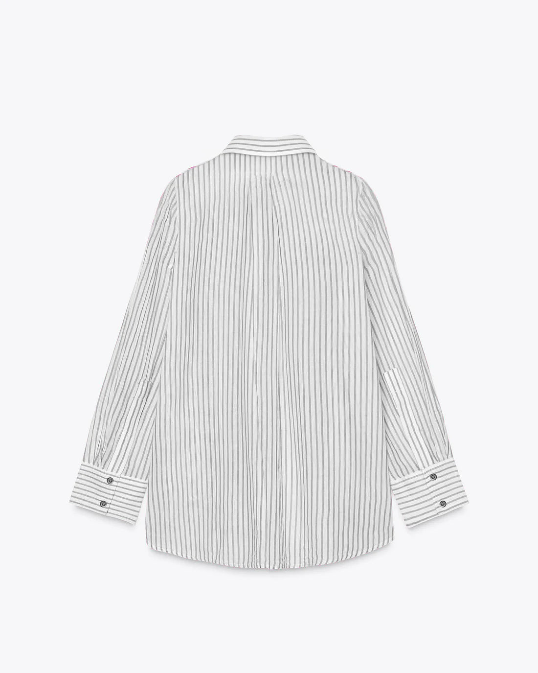 CMBYN Grey Striped Oversize Shirt | Esthreall at Broadway