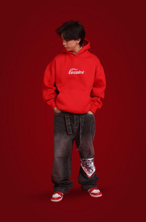 cocaine. - korean oversized hoodie | sorta at Broadway