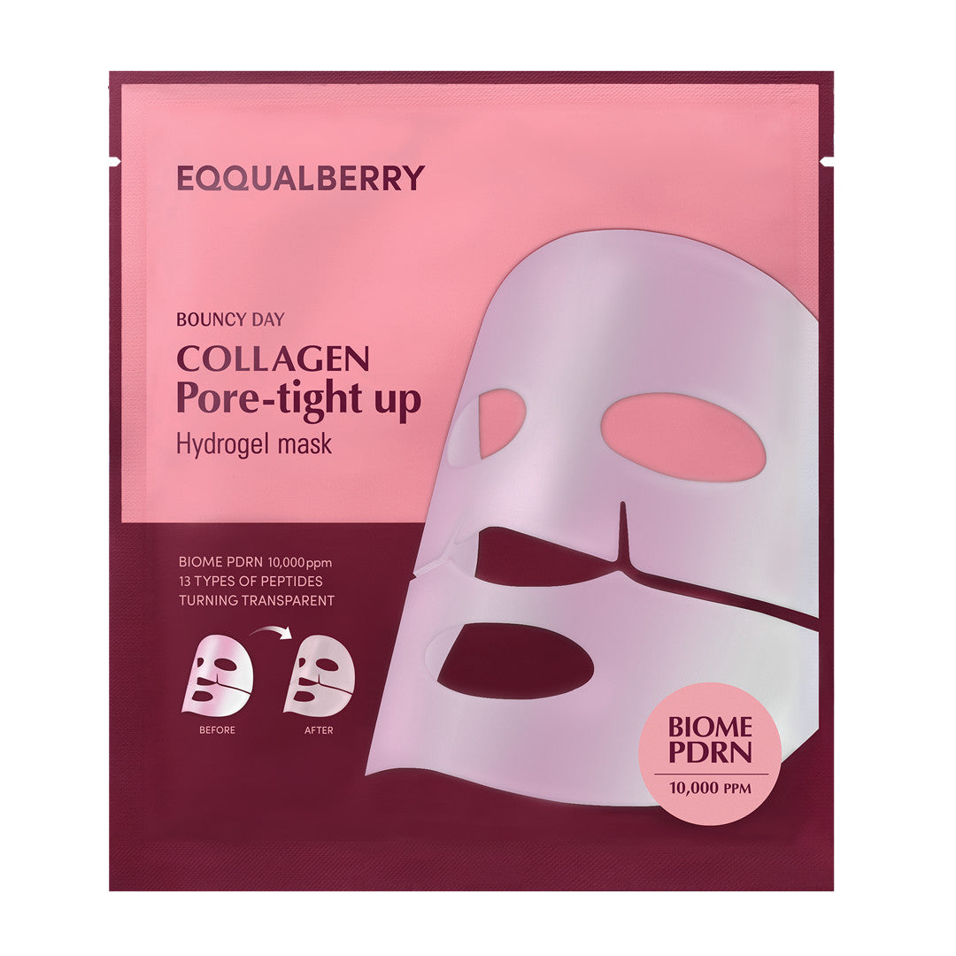Eqqualberry - Collagen Pore-tight Up Hydrogel Mask | Eqqualberry at Broadway