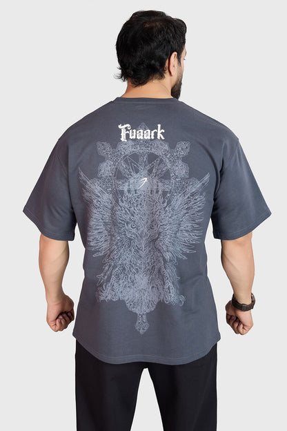 Eagle Oversized T-shirt Dark Grey