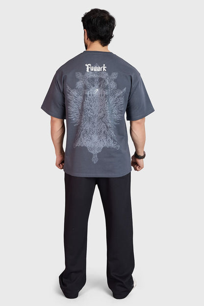 Eagle Oversized T-shirt Dark Grey