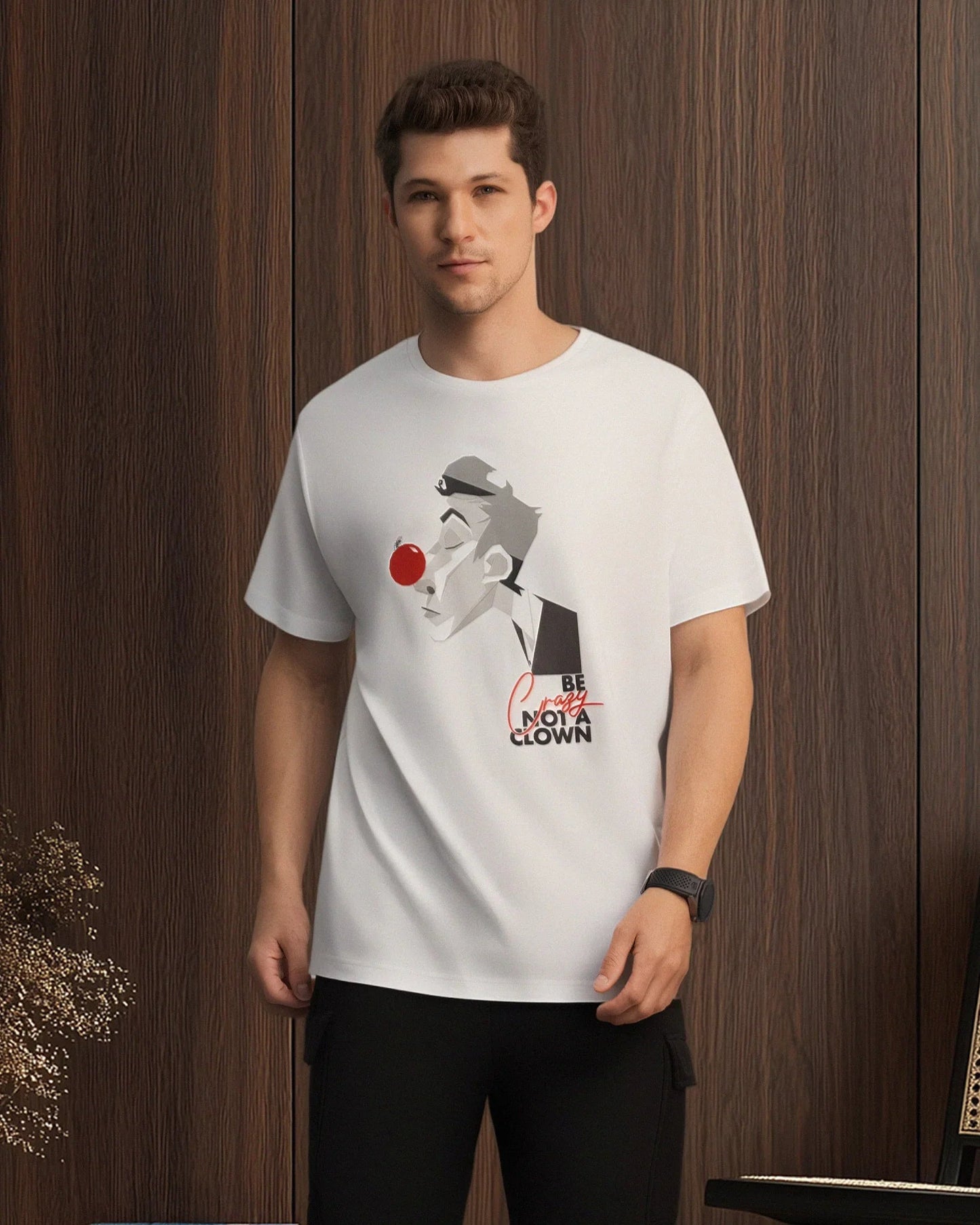Clown Tee White | Crazy Mosquitoes at Broadway