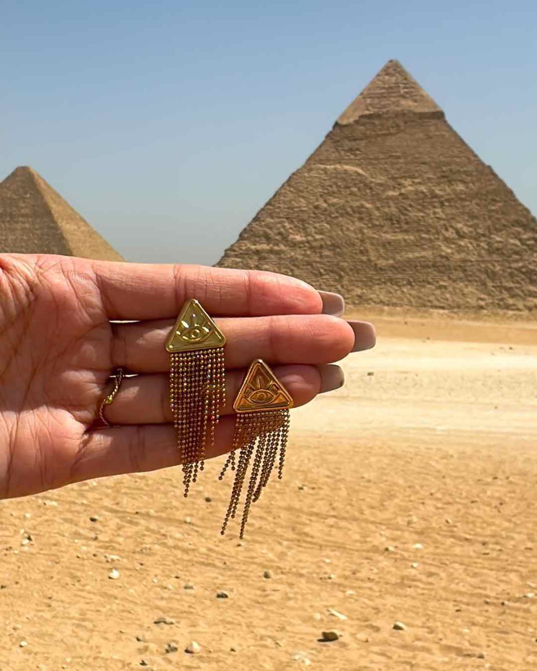 Cairo Earrings| Nish Hair X Evil Eye Jewel