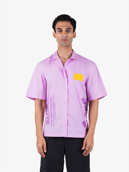 Candy Warning Shirt in Lavender | Sugga at Broadway