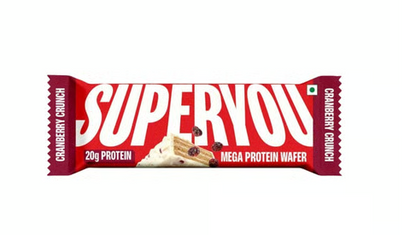 SUPERYOU Mega Protein Wafer Bar 60gm - Cranberry