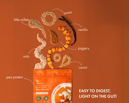 Cosmix No-Nonsense Plant Protein Pancakes - Carrot Cake Red | COSMIX at Broadway