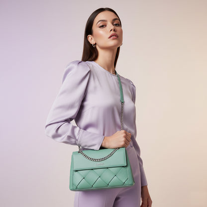 Carriall Celesta Womens Vegan Leather Handbag for women & girl (Green)