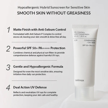 Celimax Oil Control Light Sunscreen 40ml
