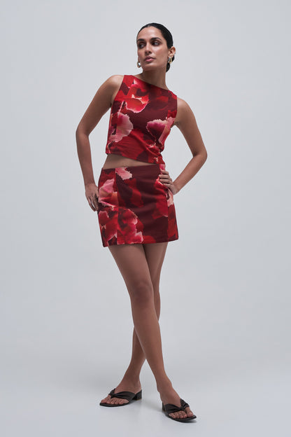 Roma Skirt - Poppy