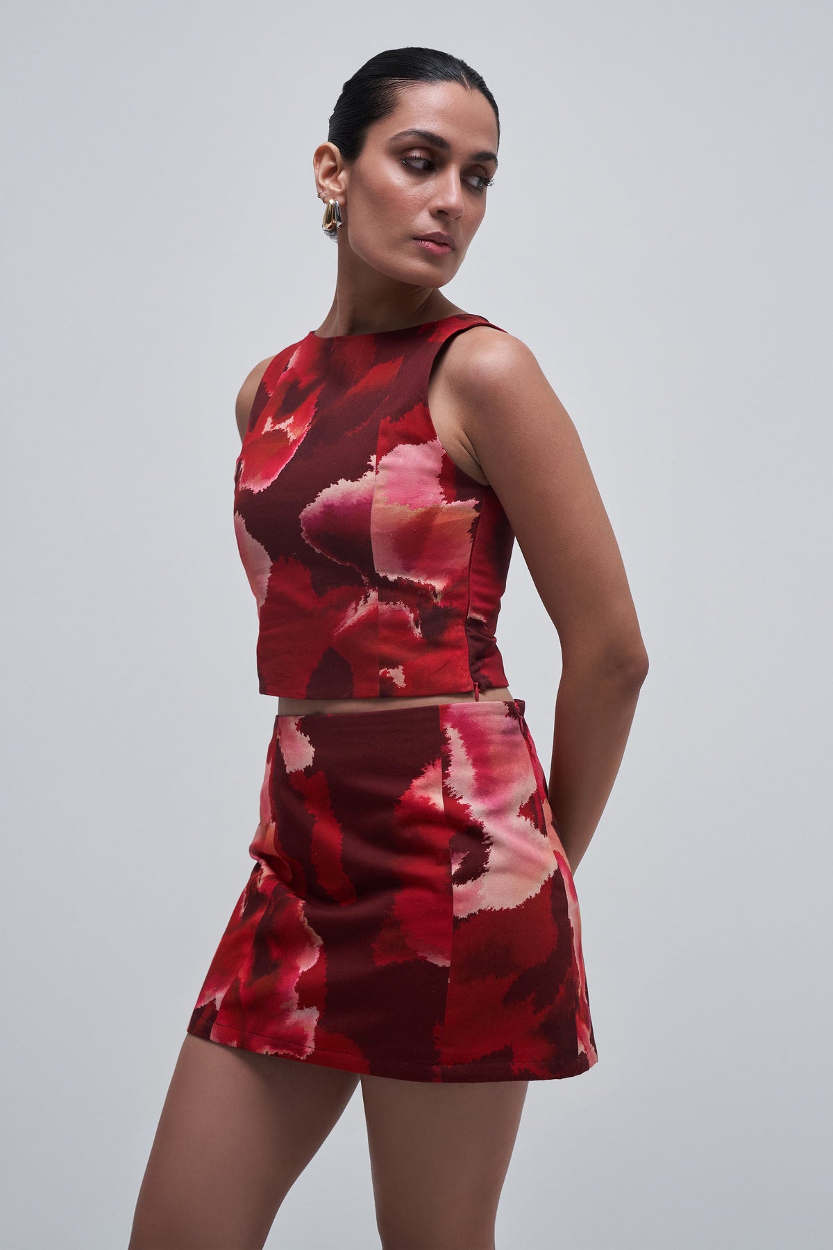 Roma Skirt - Poppy