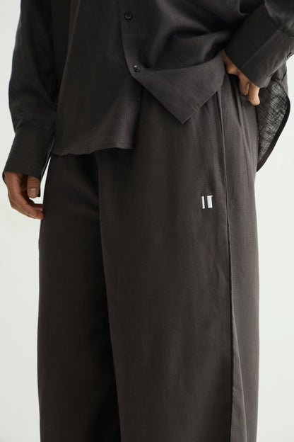 Charcoal Linen Pant