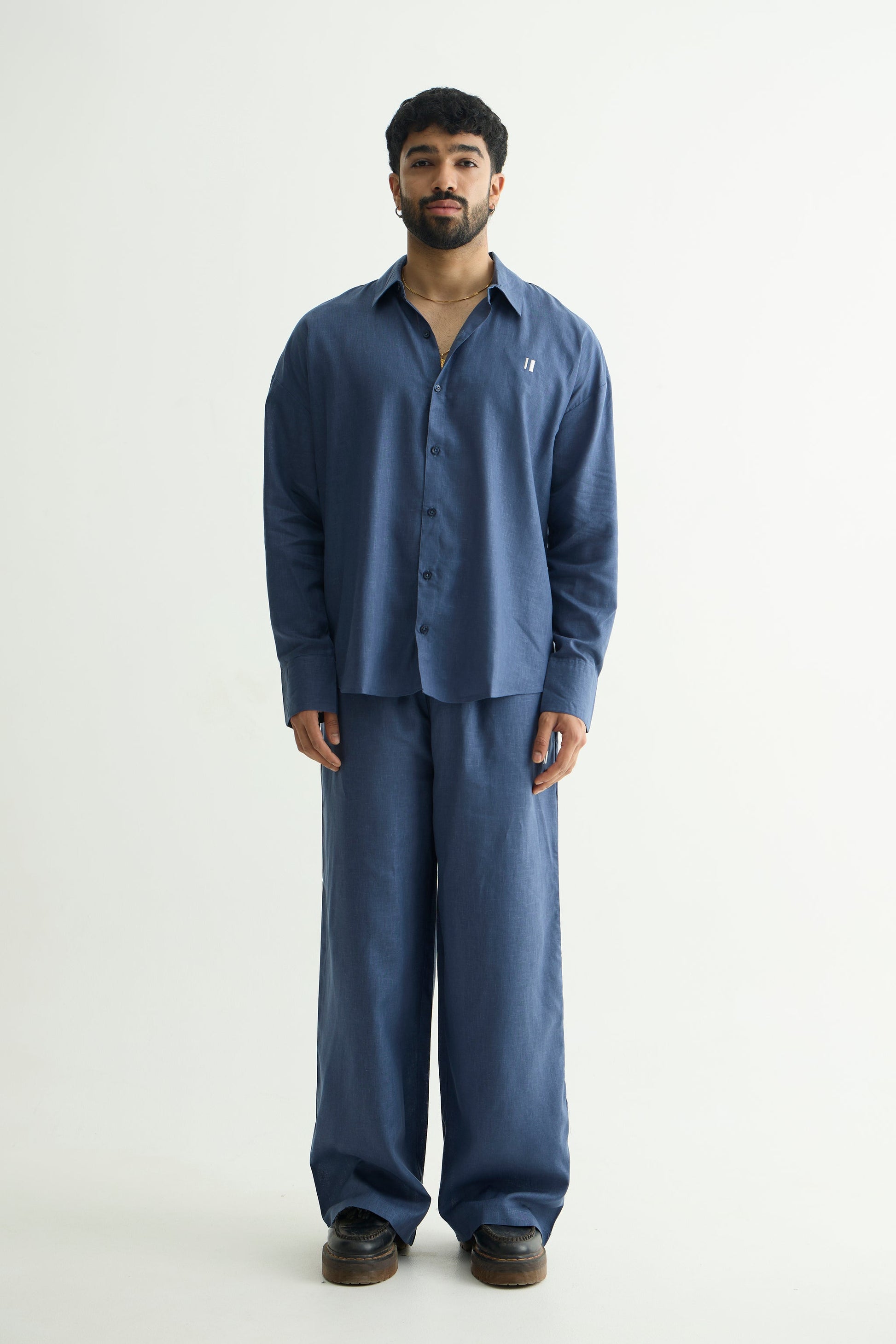 Chapter2Drip Monday Blue linen pants â€” view 4