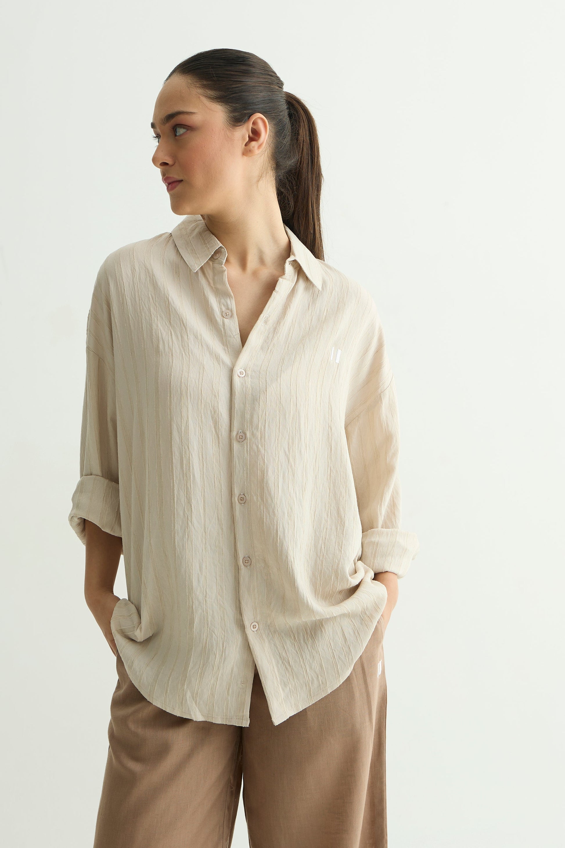 Chapter2Drip Beige Raasta shirt â€” view 3