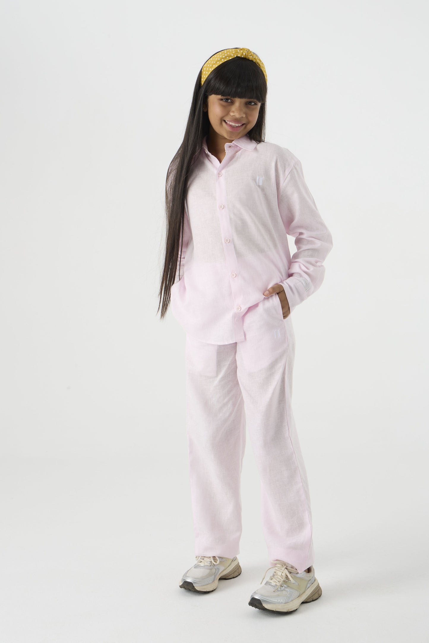 Chapter2Drip Baby Pink linen pants (Jr) â€” view 4