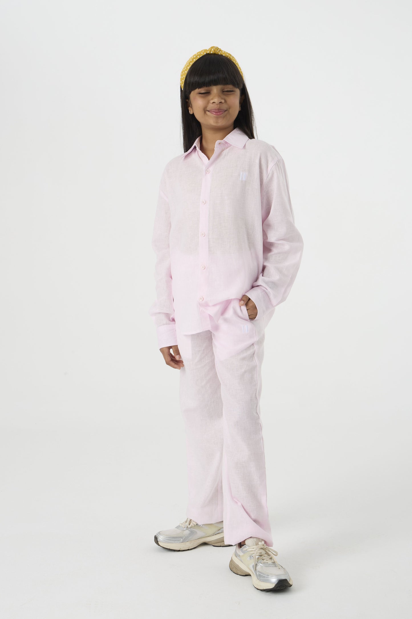 Chapter2Drip Baby Pink linen pants (Jr) â€” view 5