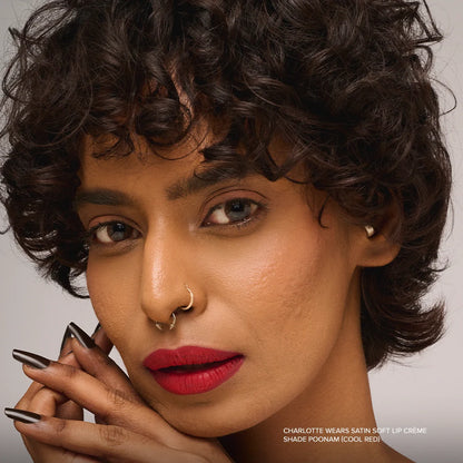 Poonam (Cool Red) - Satin Soft Lip Crème
