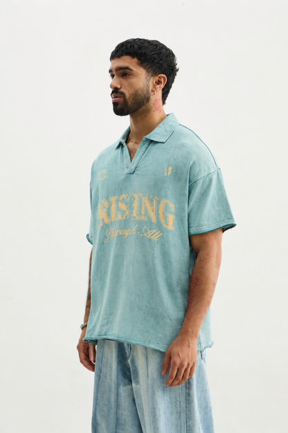 Mint Rising Through All Polo
