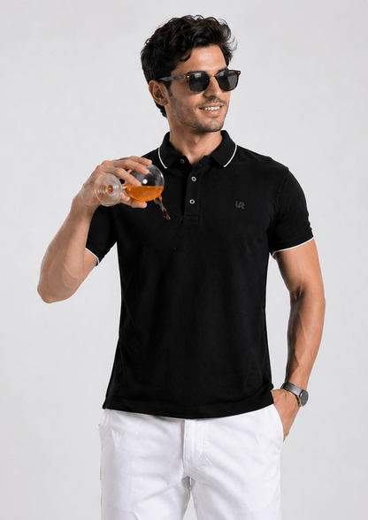Polo Tshirt | Anti Stain Anti Odor Water Repellent   BLACKPRIMAL